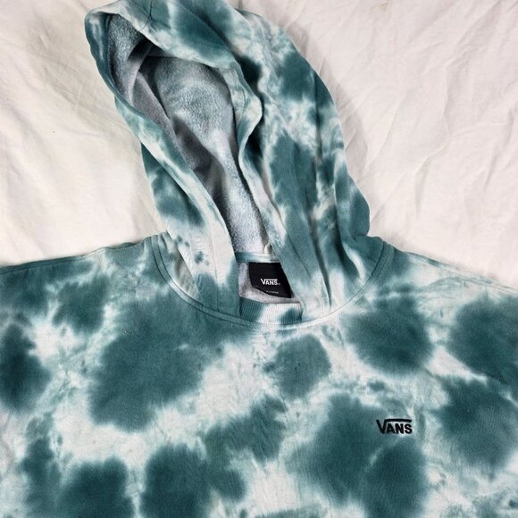 Vans Cloud Womens Size XL White Green Long Sleeve Hoodie Winter Warm Casual Walk - Picture 3 of 10